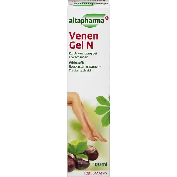 altapharma Venen Gel N 100 ml Traditionelles pflanzliches Arzneimittel