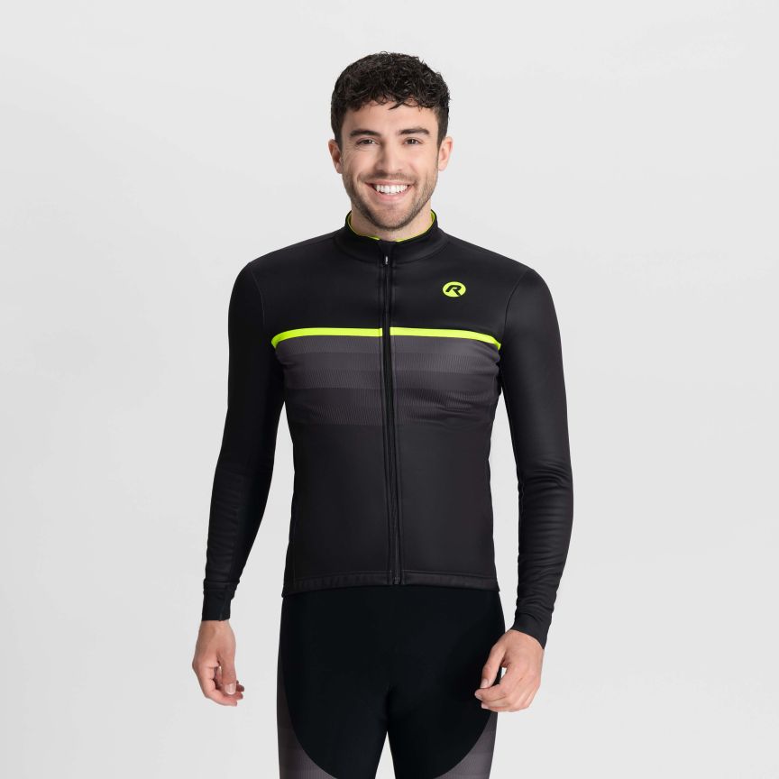 Rogelli Hero II Vinterjakke, Sort/gul