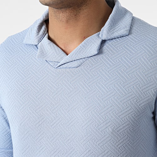 Polo Manches Courtes UY793 Bleu Ciel