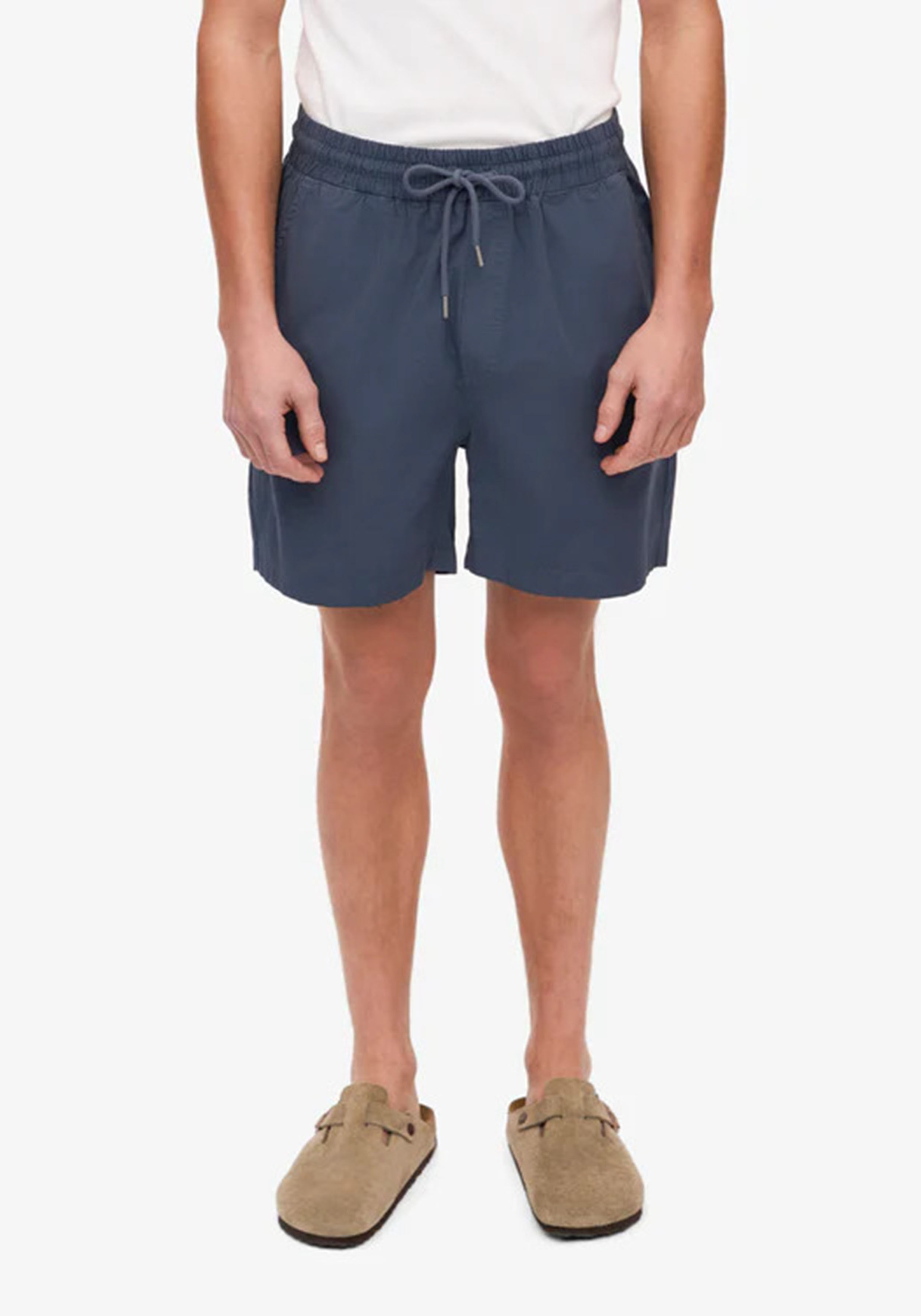 Colorful Standard Herren-Twill-Shorts Petrol Blue