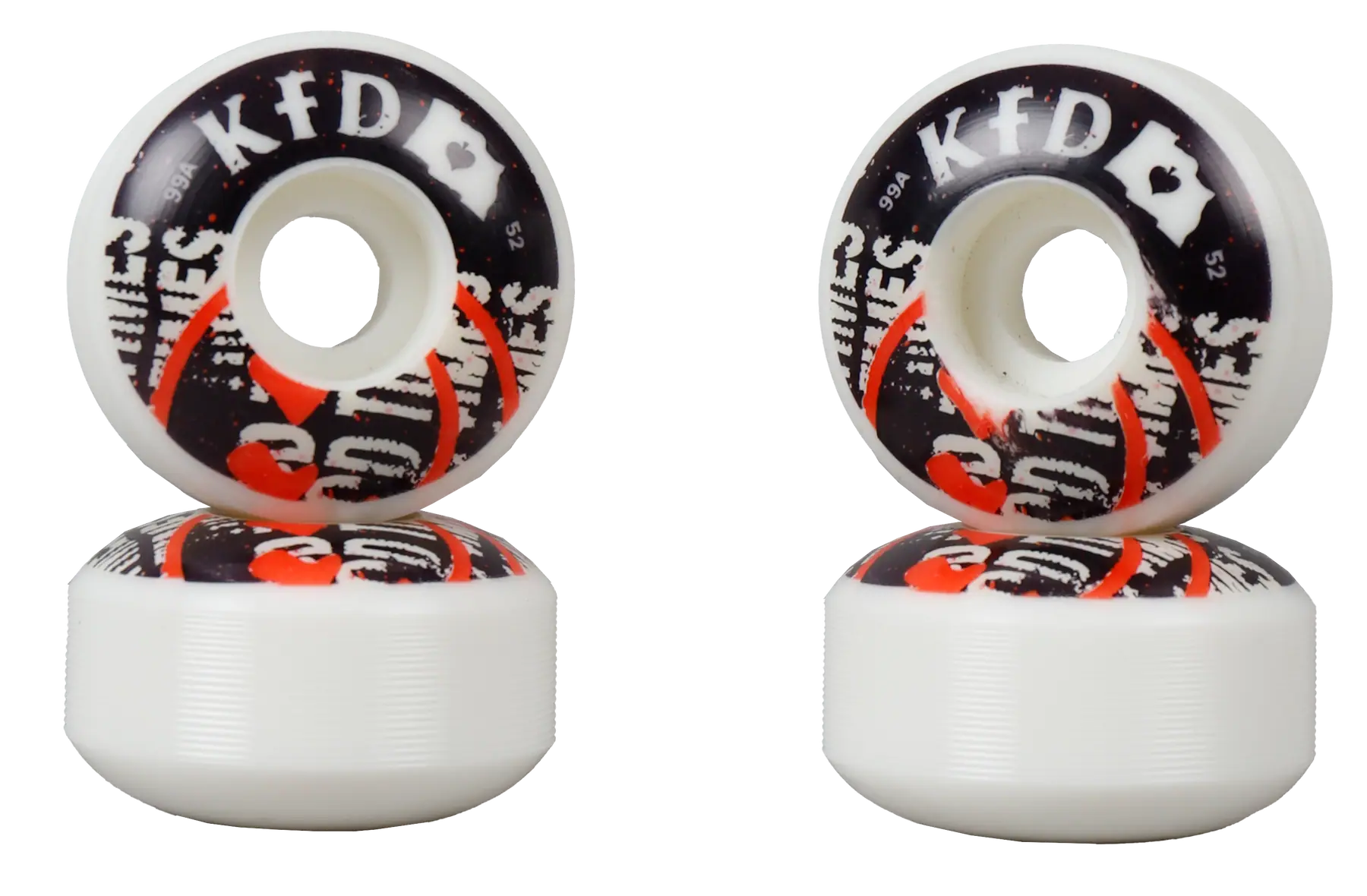 KFD DIY Skateboard Hjul 4-Pak | SkatePro