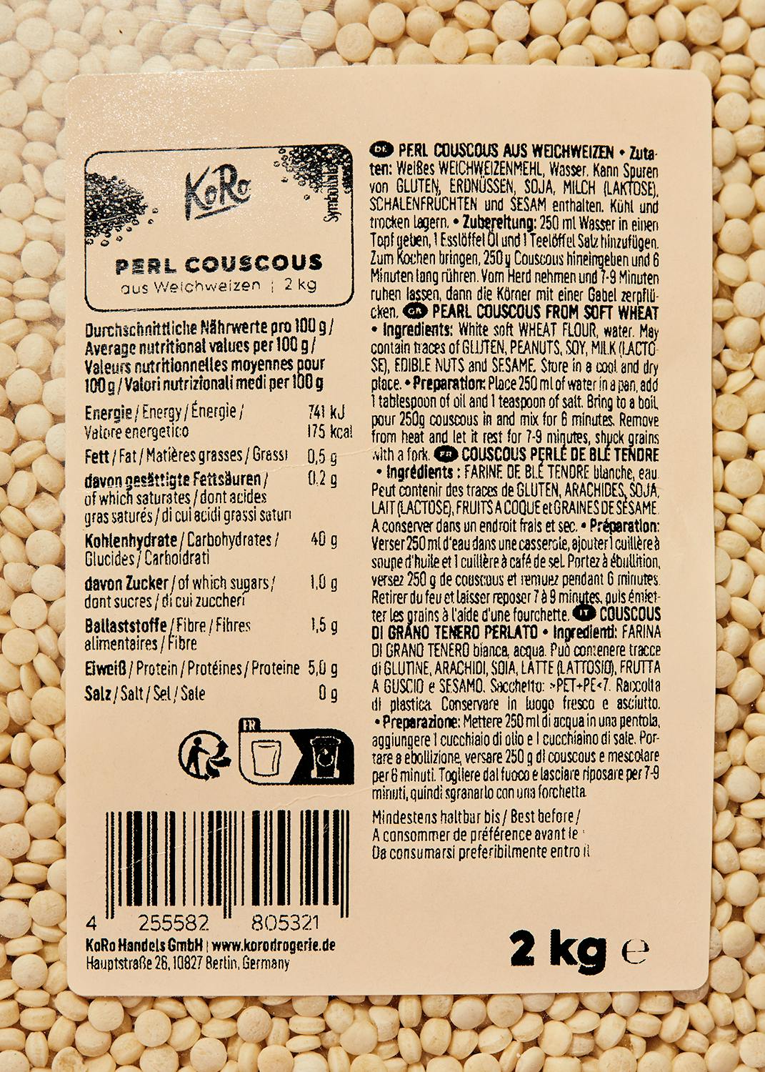 Perl Couscous 2 kg