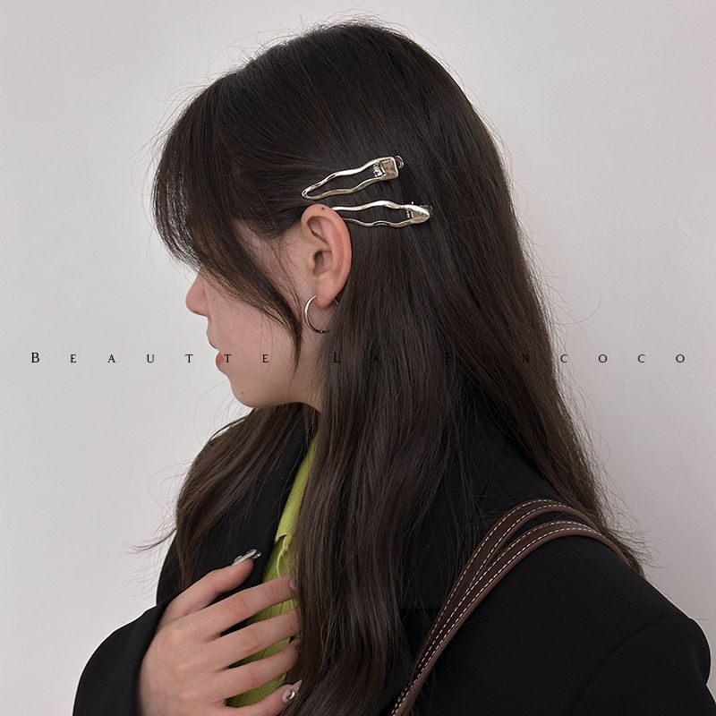 LIDO - Onregelmatige haarclip van legering (verschillende ontwerpen)