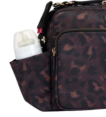 Storksak Barnevognstaske - Blåck/Leopard