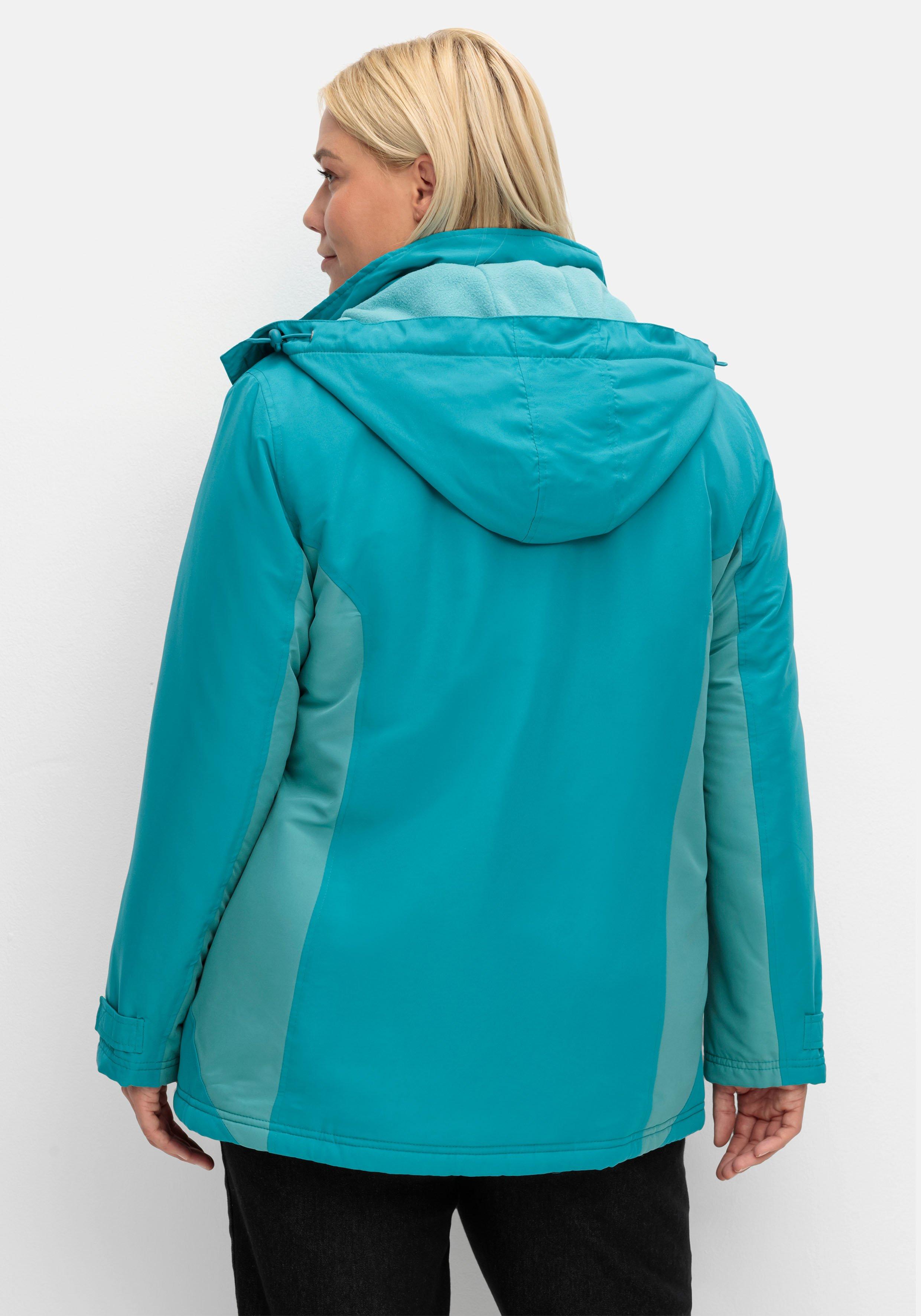 Funktions-Winterjacke mit Kontrastdetails