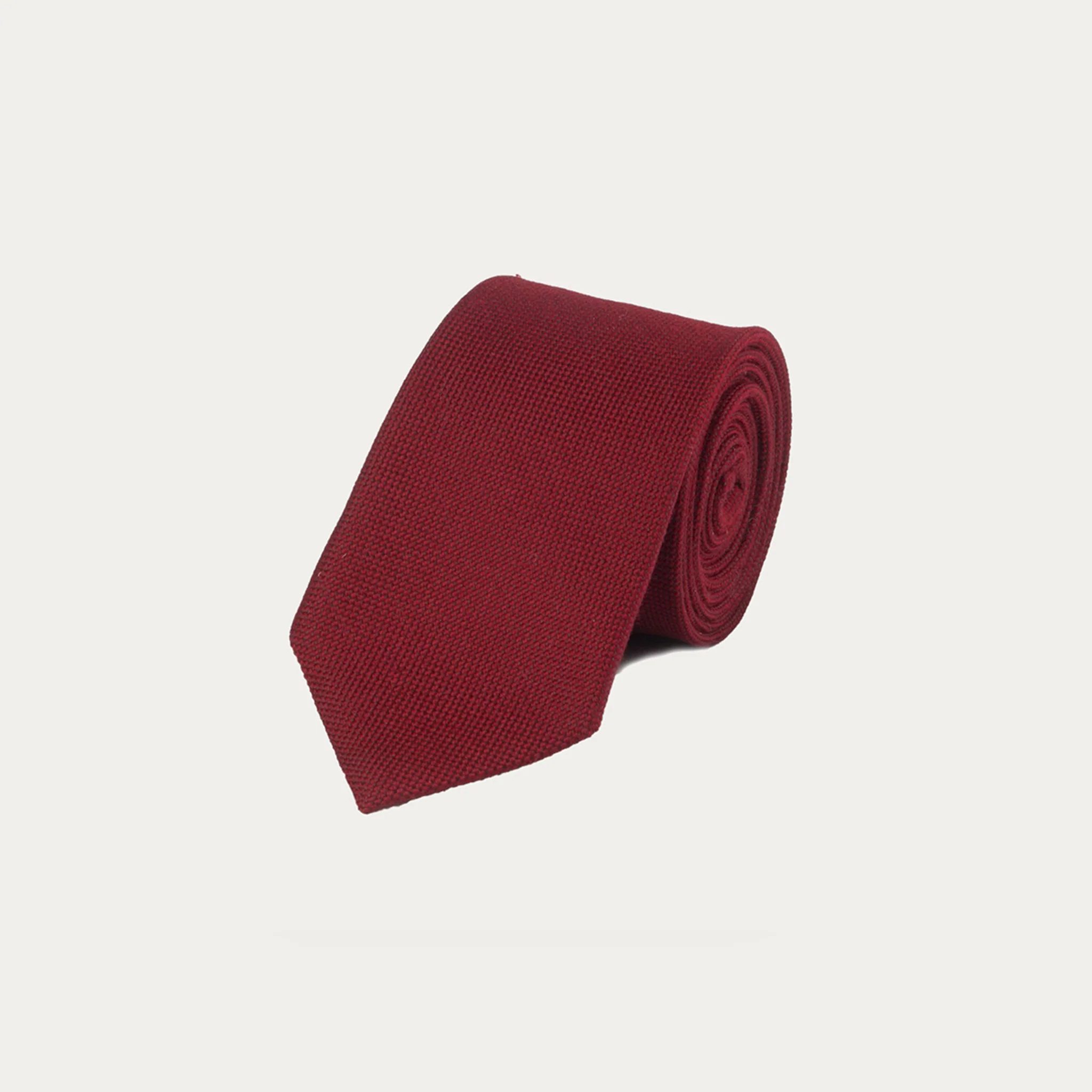 Burgundy tie