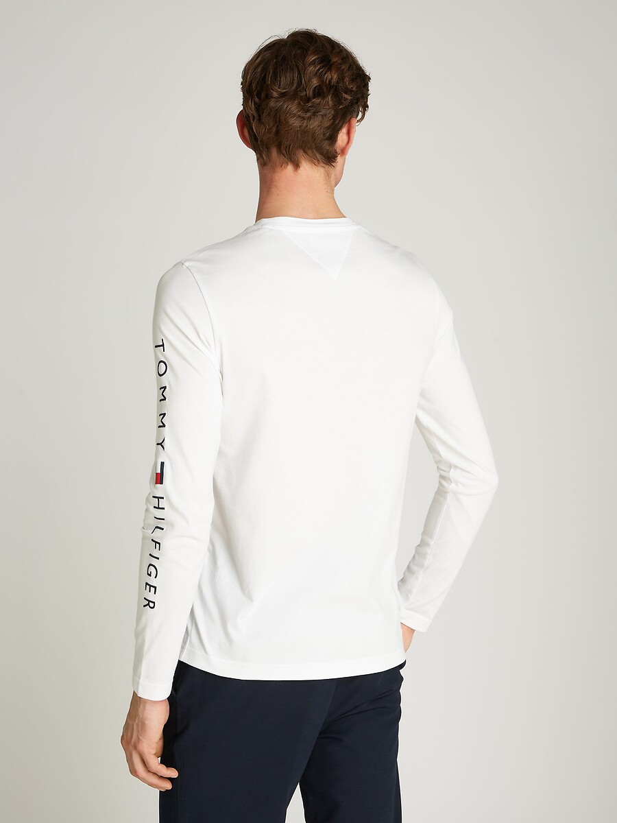 TOMMY HILFIGER<br>Camiseta de manga comprida com o logotipo Tommy