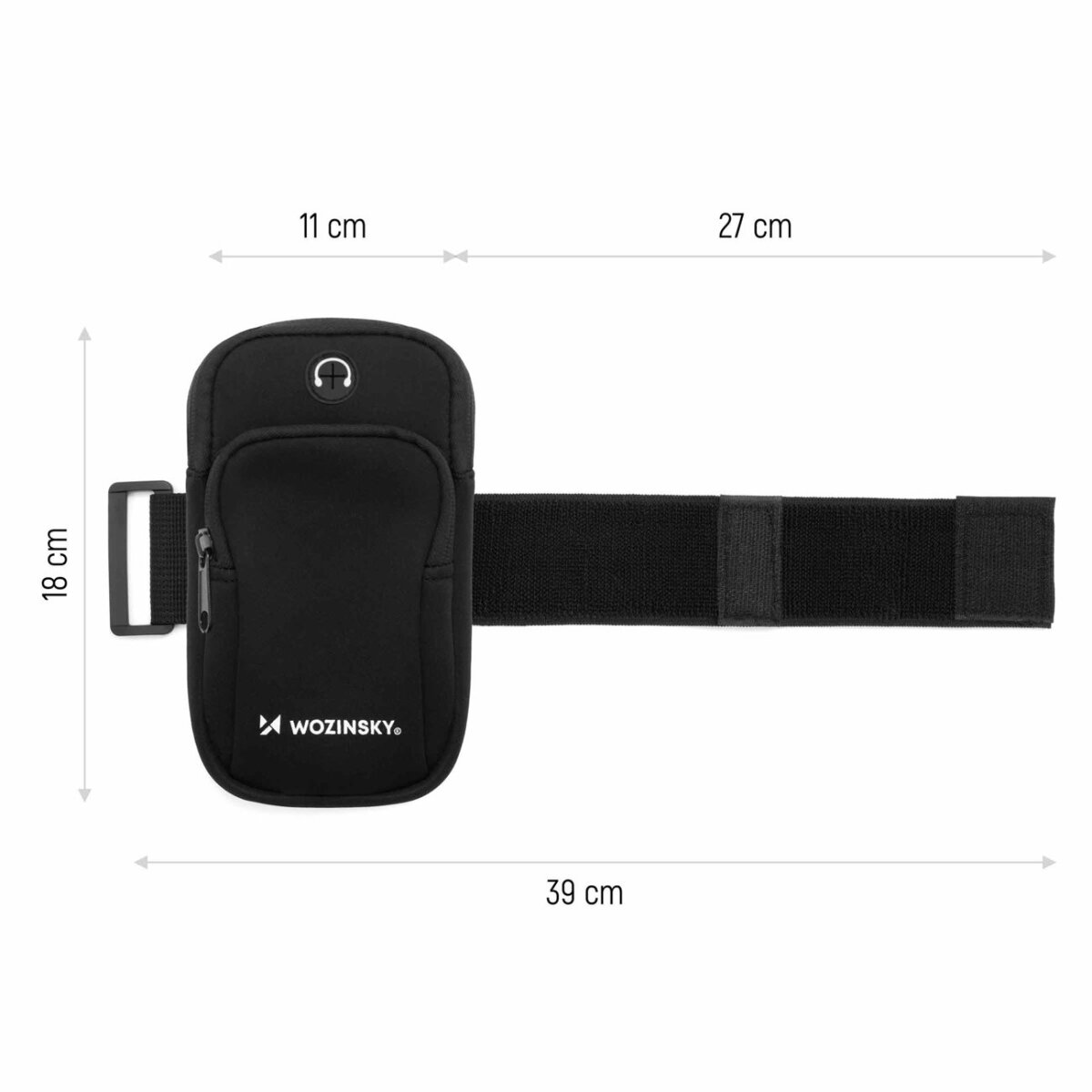 Laufband für Handys Armband Grün