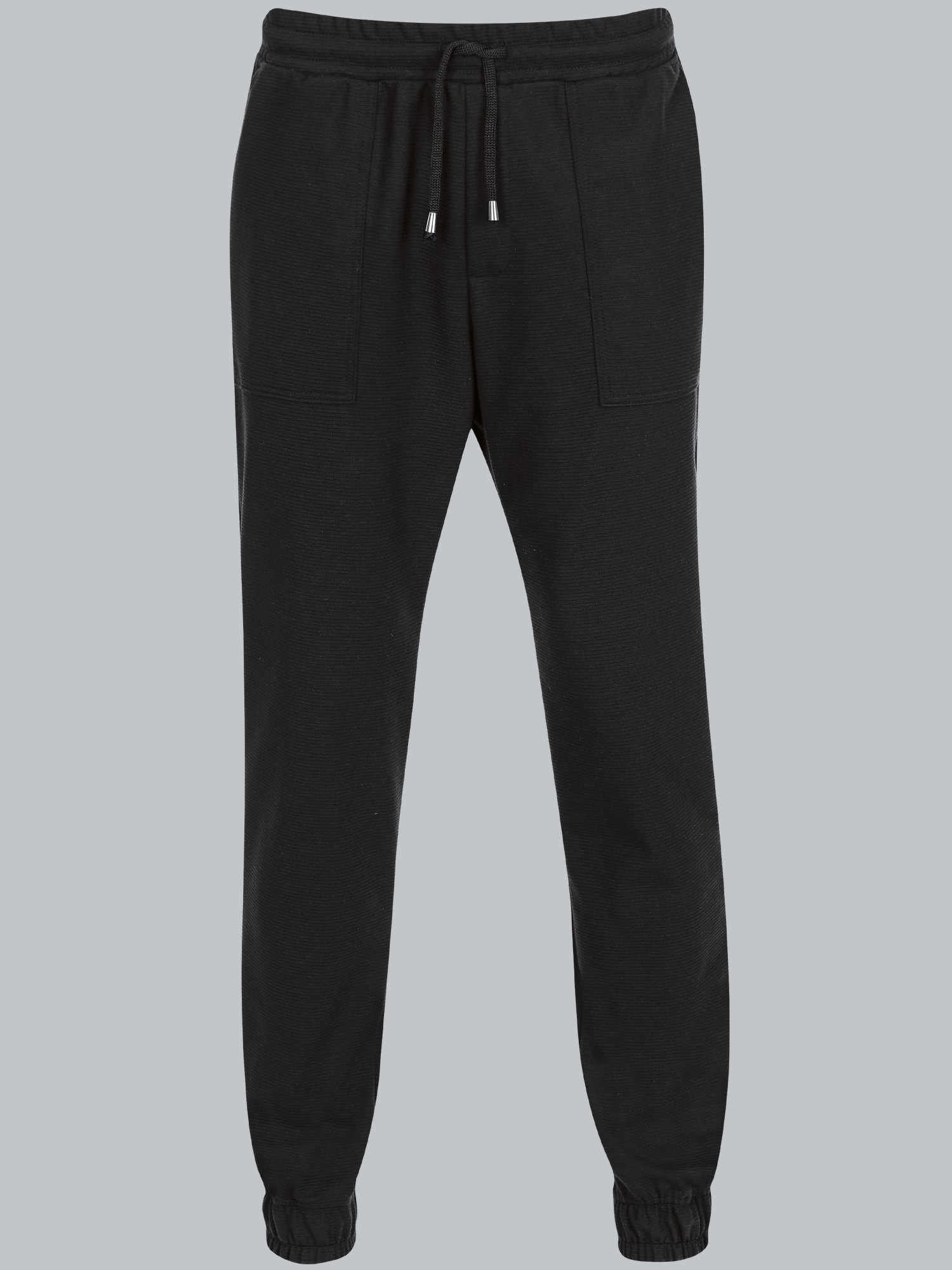 Jogginghose mit aufgesetzten Taschen Schwarz