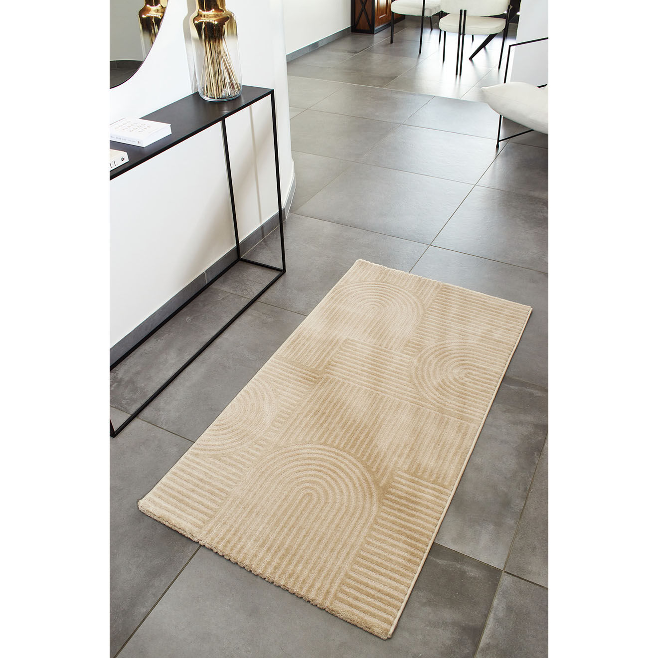 Nazar Rugs Tapis Bianca 163 beige - 80x150 cm