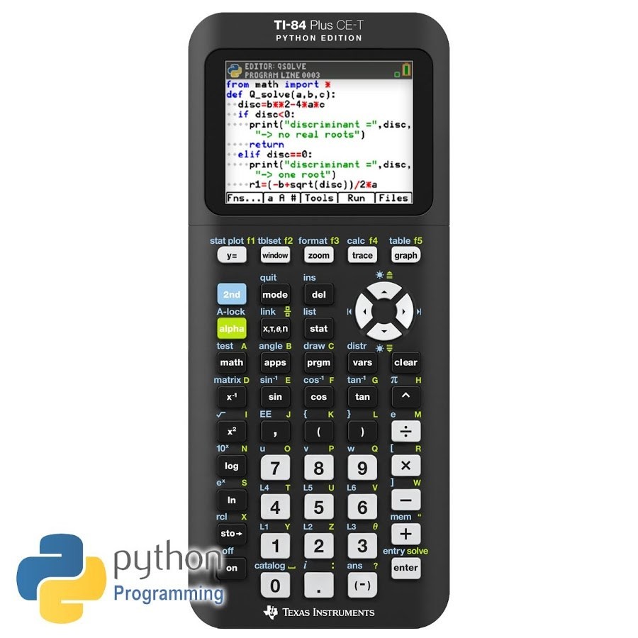 Texas Instruments - TI-84 Plus CE-T Python grafisk lommeregner