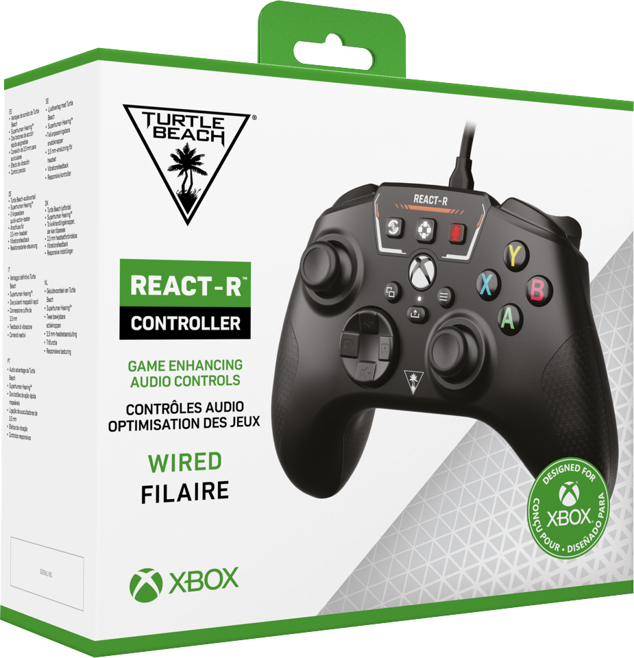 Turtle Beach REACT-R Wired Controller - Black