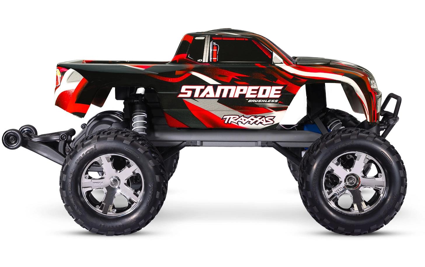Monster Truck Stampede HD BL-2s 2WD Rot, ARTR, 1:10<br>Robuster 2WD Monstertruck