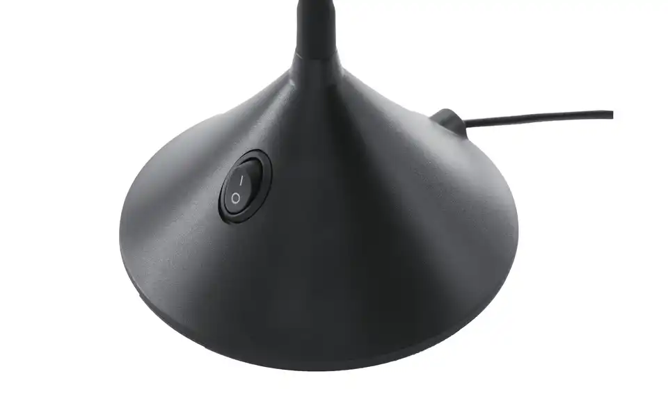 LED Tischleuchte, 1-flammig lackiert, Schwarz