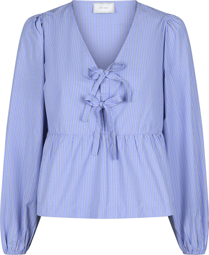 Neo Noir Esmée Stripe Blouse Blue