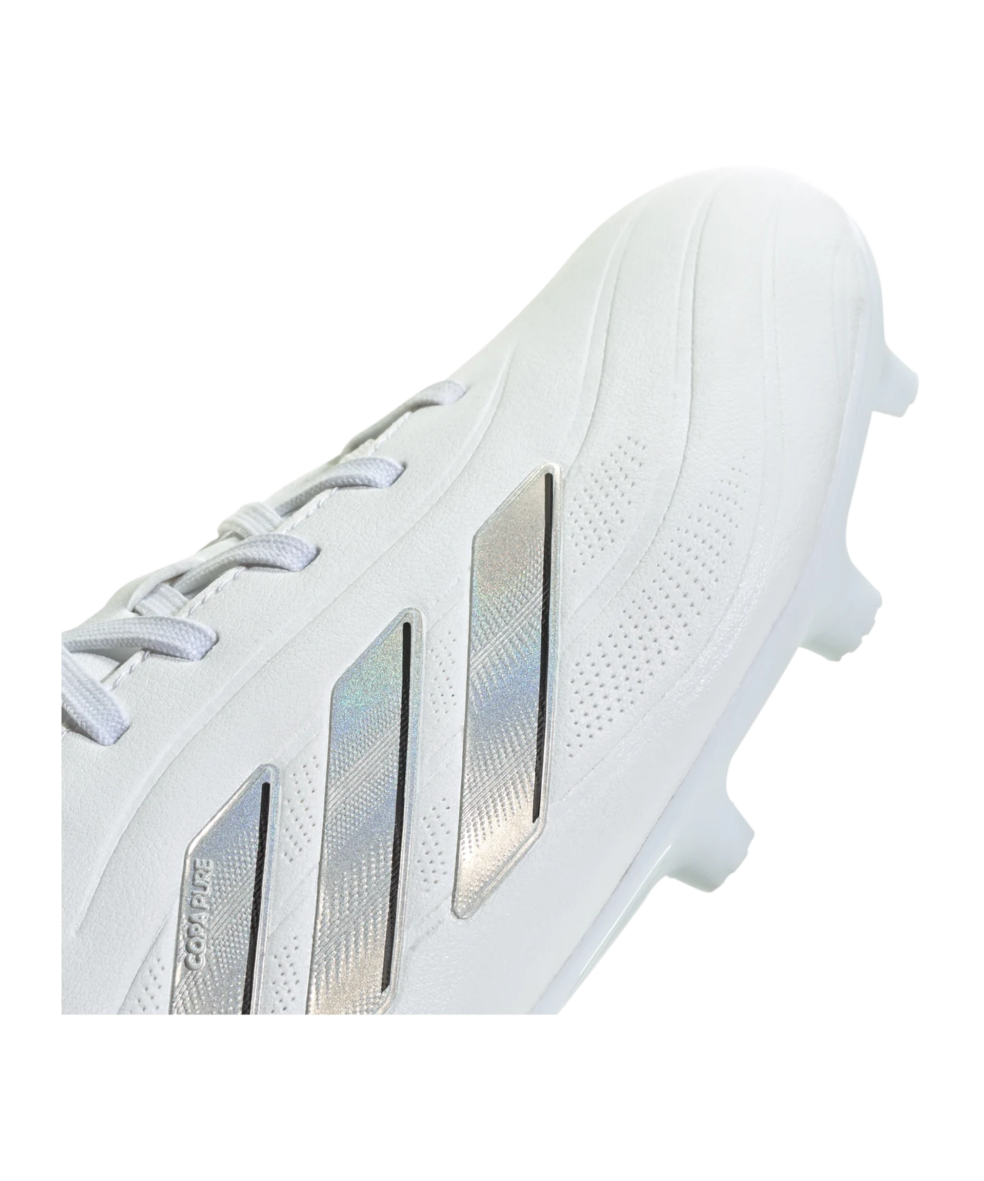 adidas COPA Pure 2 League FG Kids Pearlized Weiss Silber
