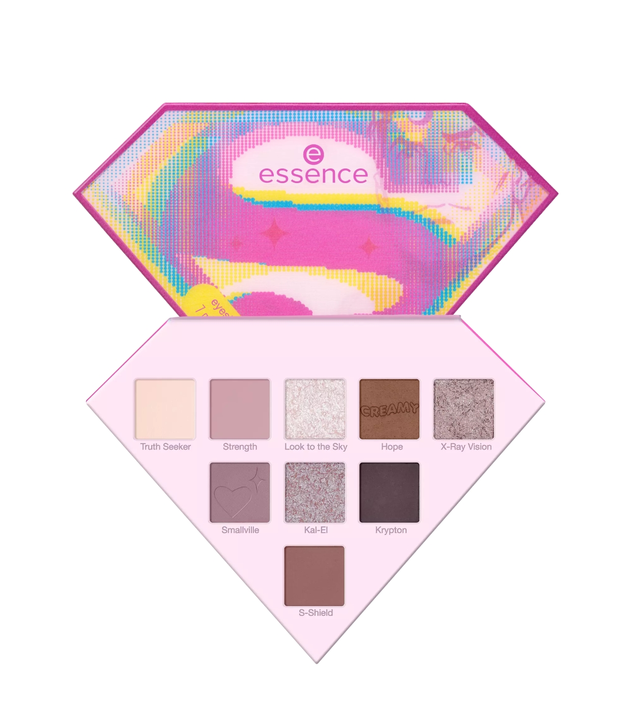 essence - *Superman* - Paleta de sombras - 01: Find your power