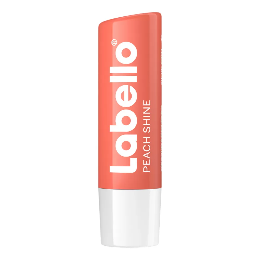Labello Peach Shine Lip Balm - 5,5 ml.