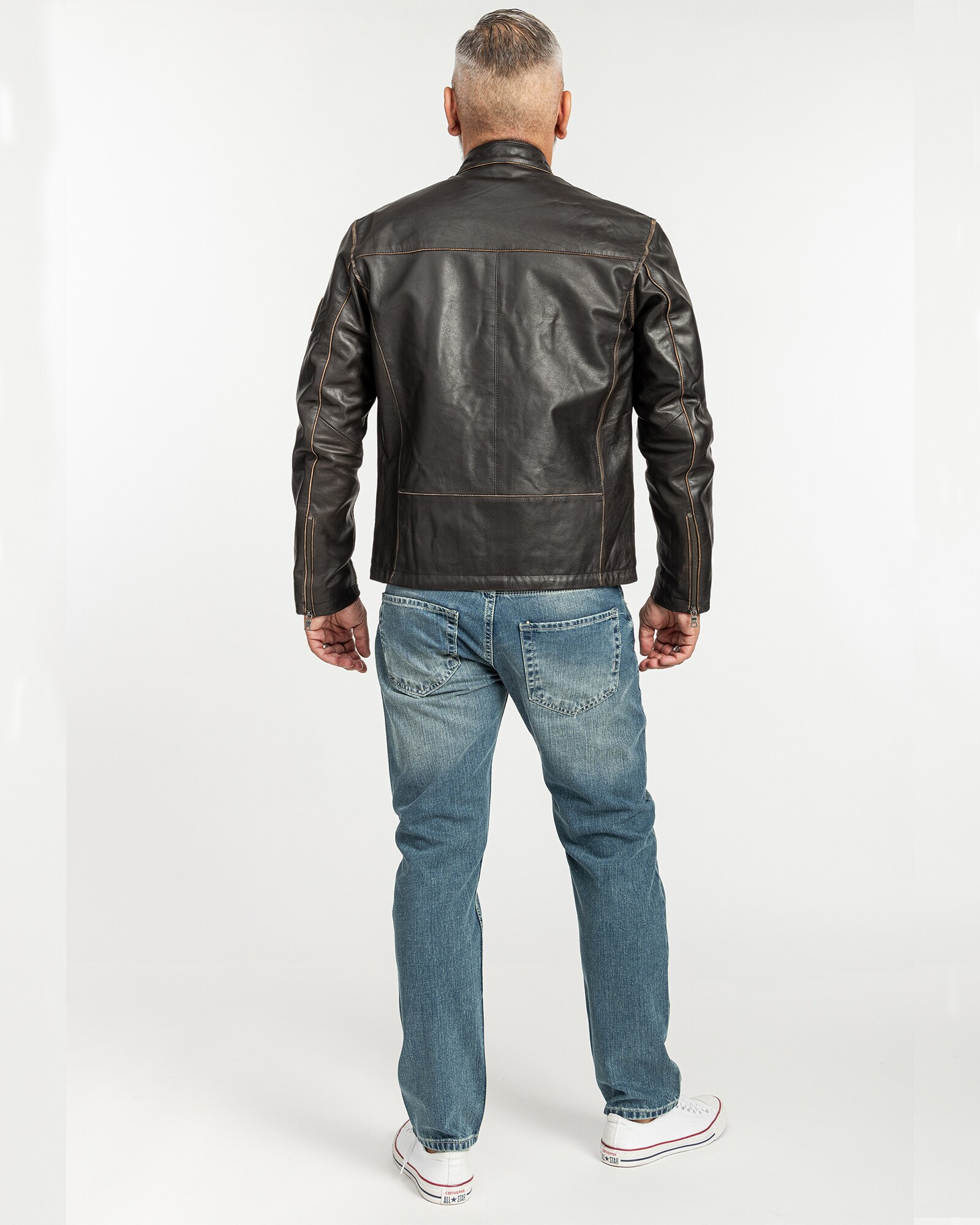 Rock Creek Lederjacke Jacke