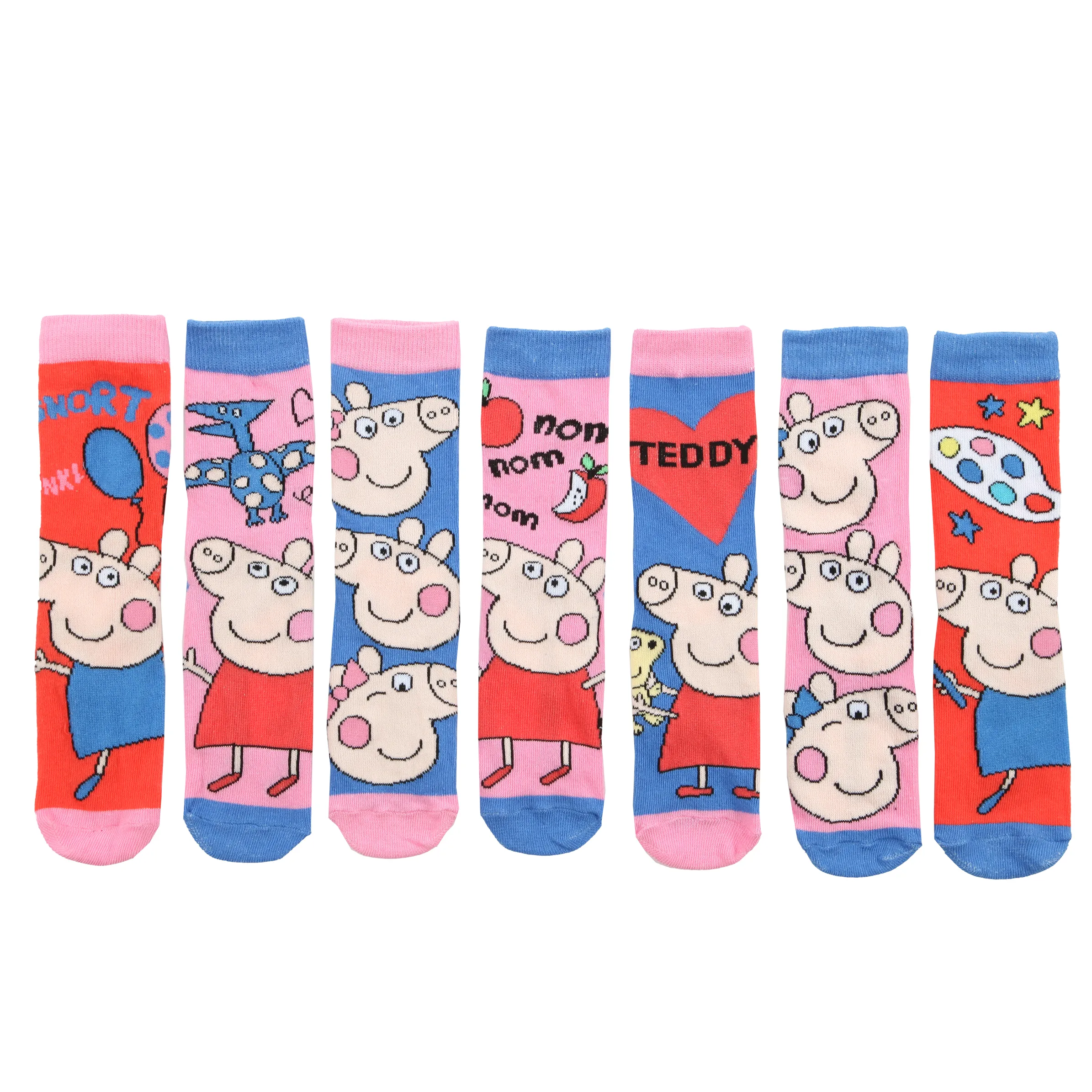 Kinder Socken im 7er Pack mit Motiven 