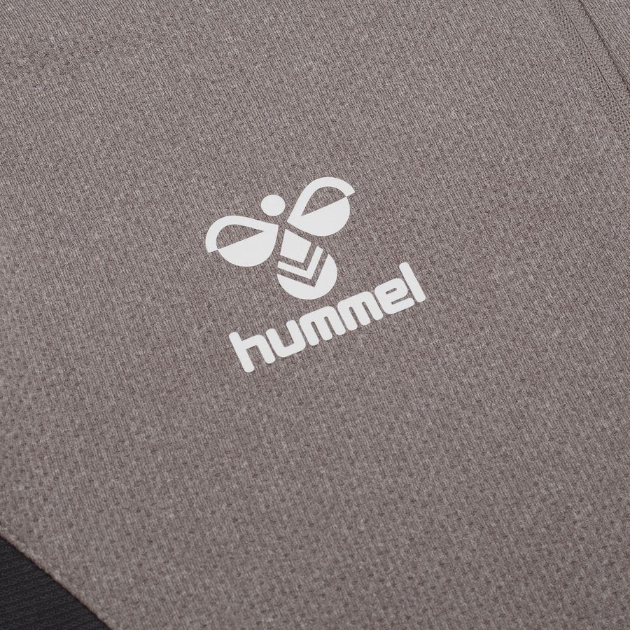 Hummel Maillot d'Entraînement Authentic 1/2 Zip - Gris Enfant