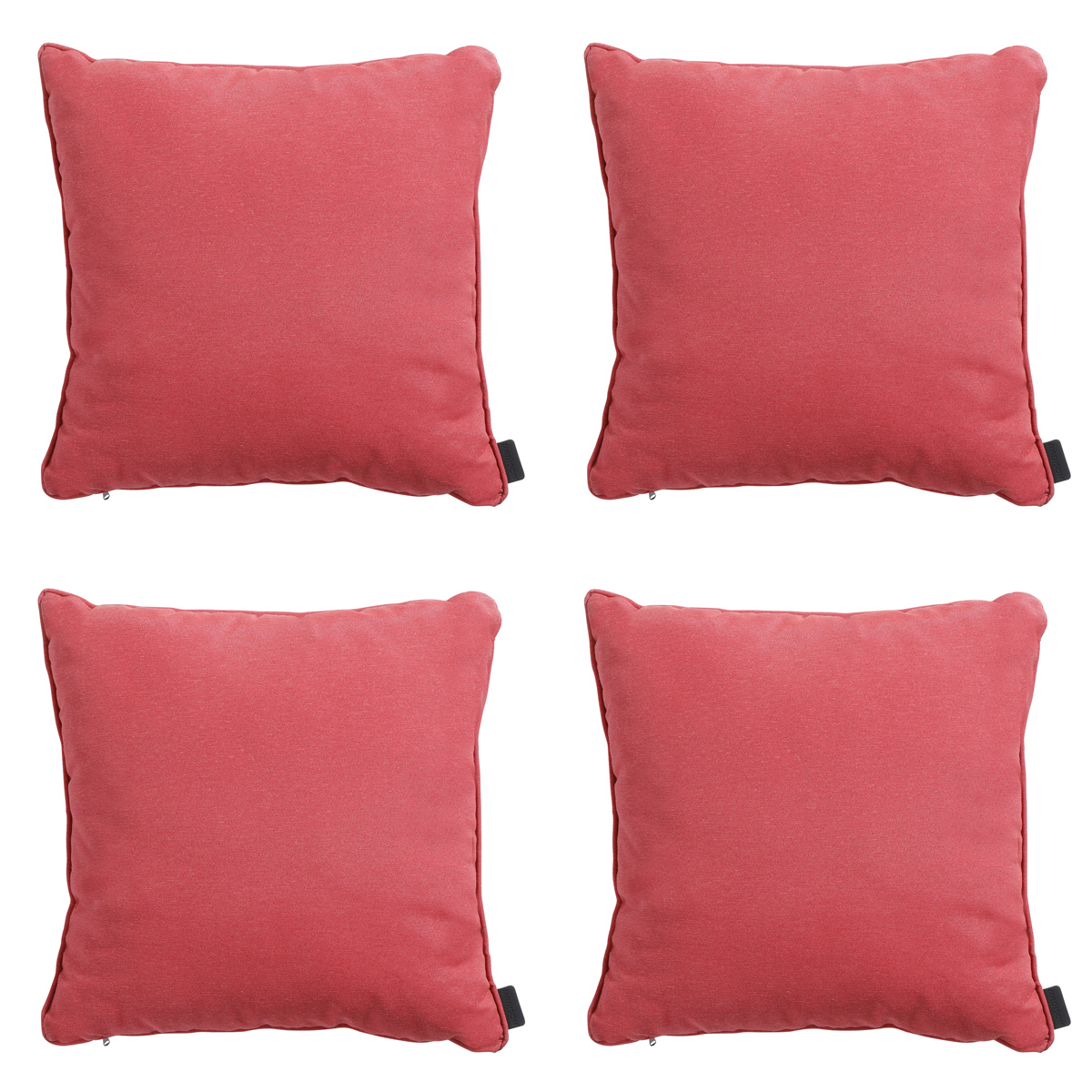 Madison Panama brick red Sierkussen - Set van 4