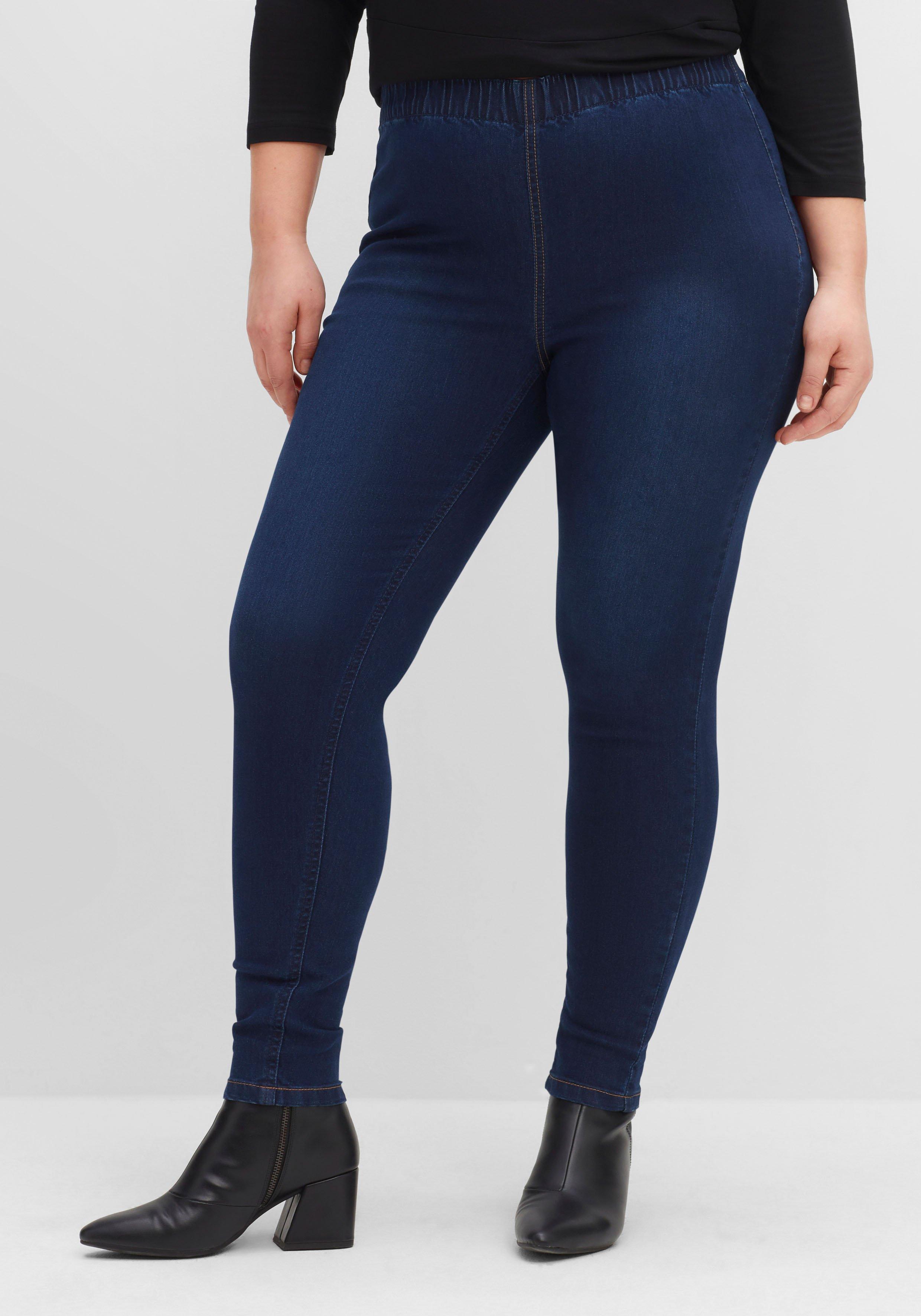 Doppelpack Jeggings mit Kontrastnähten