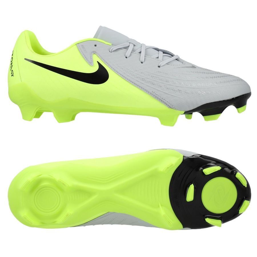 Nike Phantom GX II Academy MG Mad Voltage - Argenté/Noir/Jaune Fluo