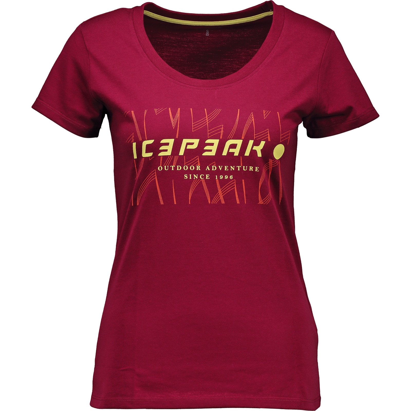 Icepeak Damen-T-Shirt Belcher L, dunkelrot