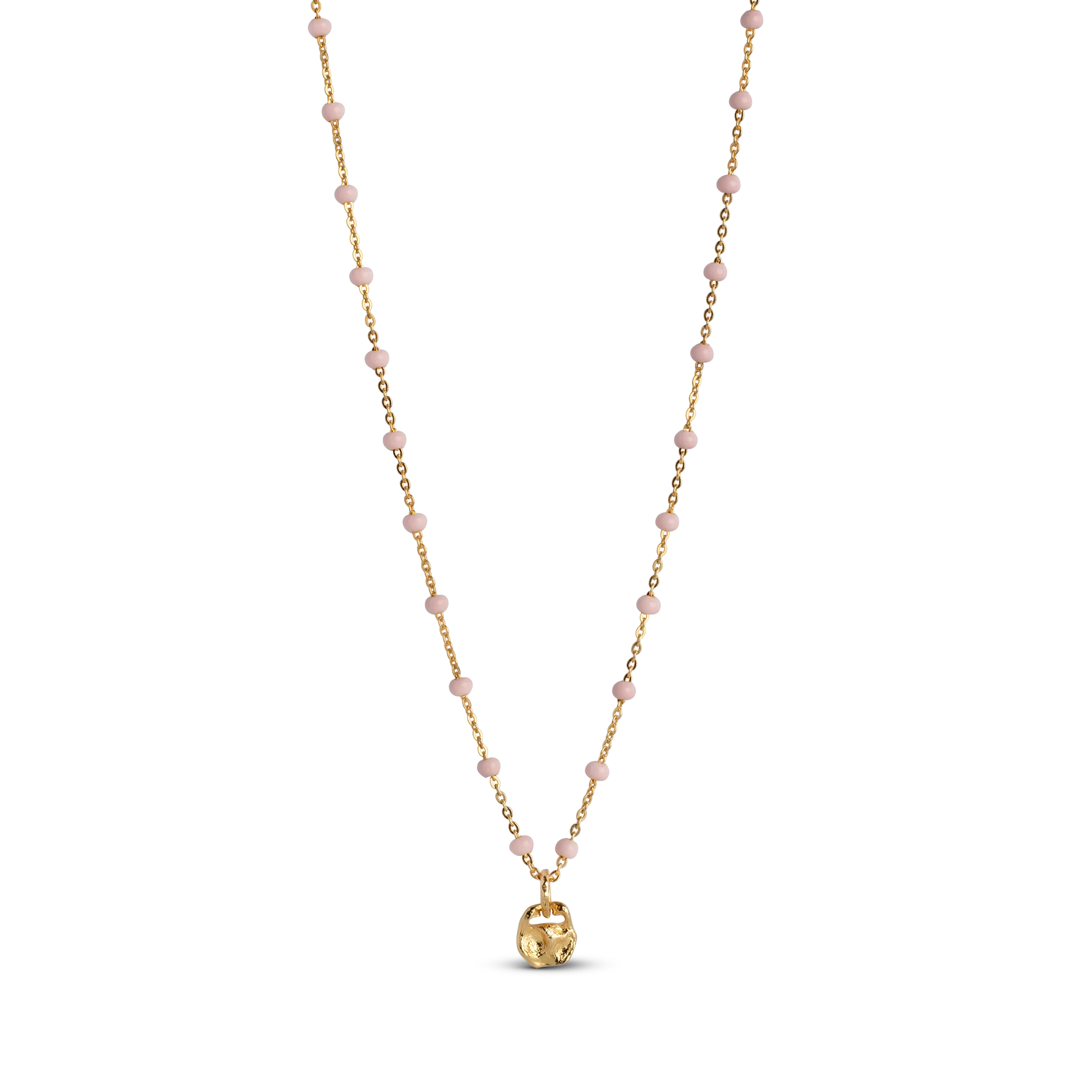 ENAMEL Copenhagen  Lola Refined halskæde - Light pink