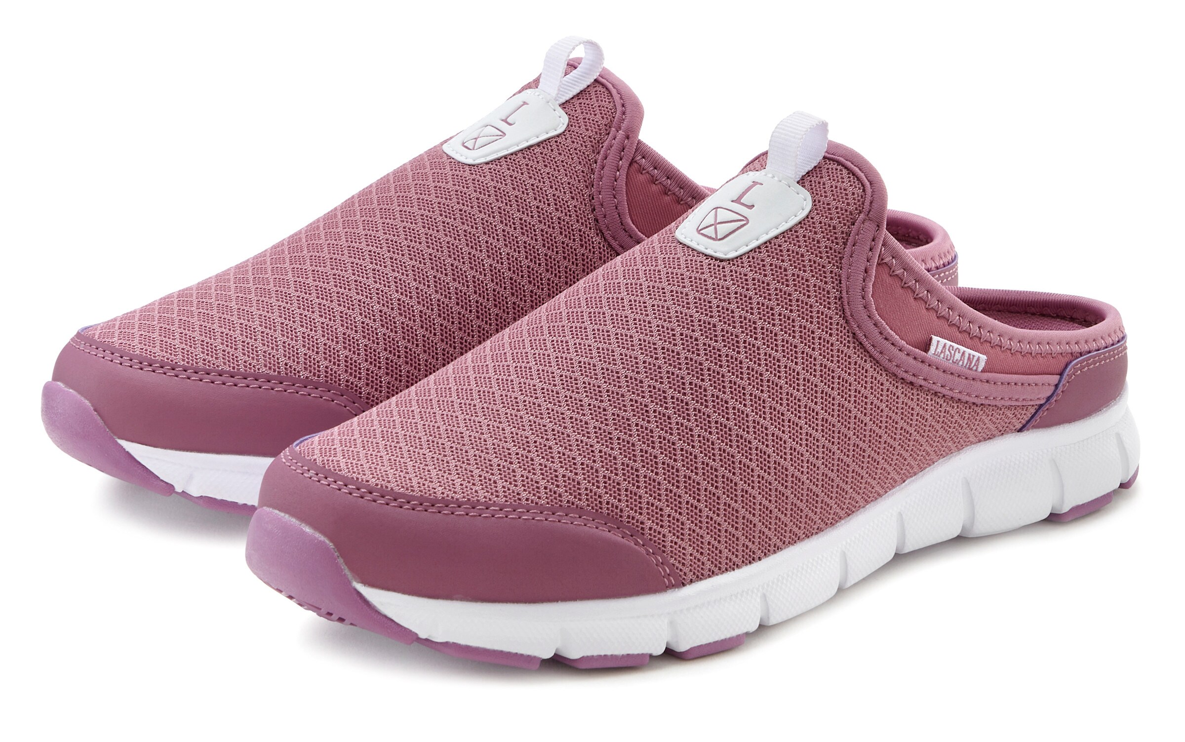 LASCANA Slip-On Sneaker in mauve