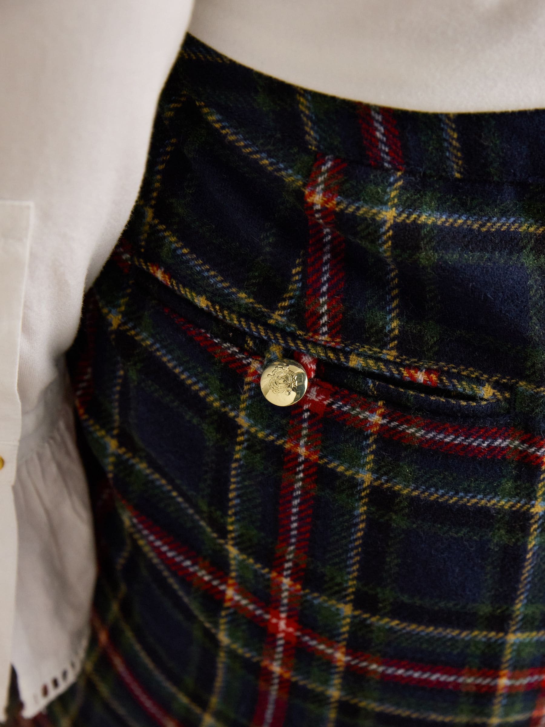 Joules Cora tapered tweed broek