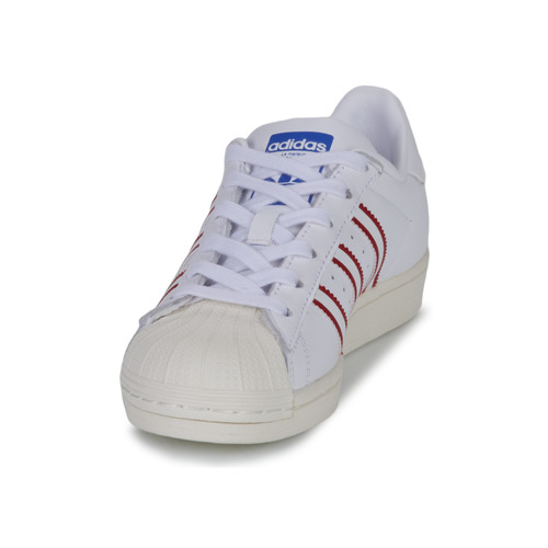 adidas Originals - SUPERSTAR J - Blanc / Rouge