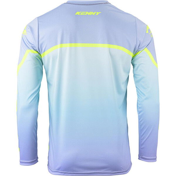 Kenny - Maillot Track Focus - 2024 Gris Clair / Blanc / Jaune