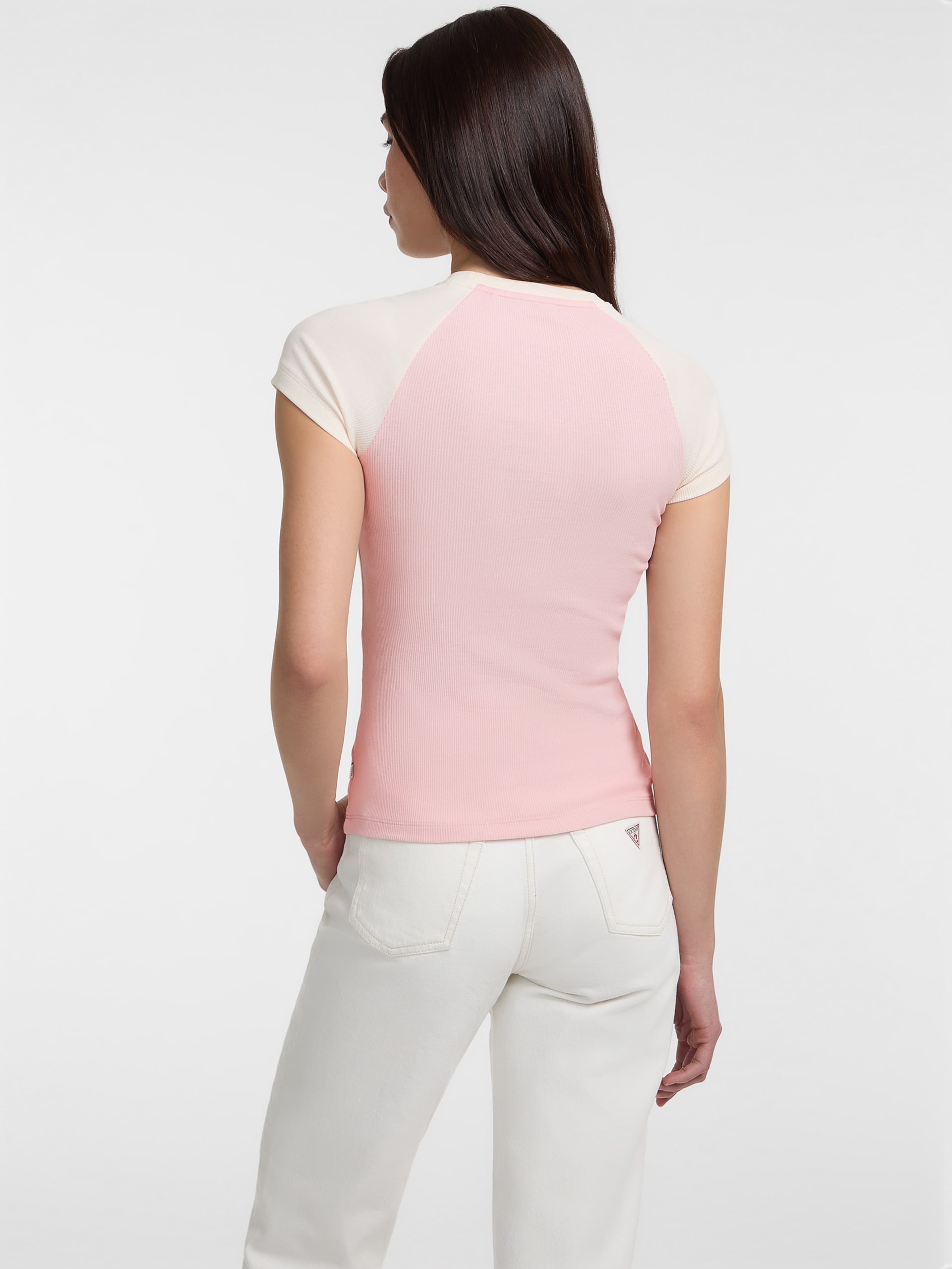 Camiseta Raglan de Gola Redonda