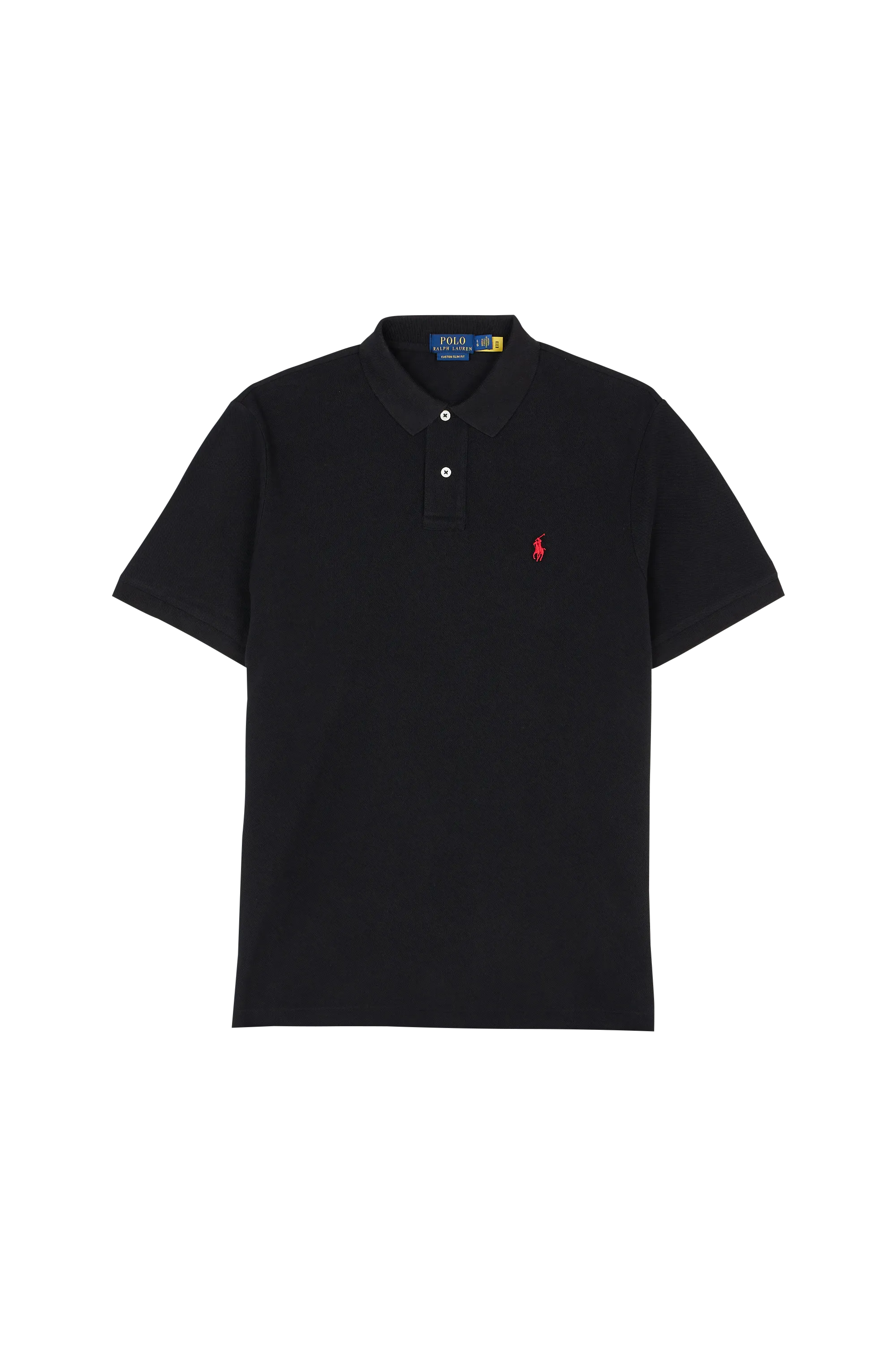 POLO RALPH LAUREN Polo manches courtes  Custom Slim Fit Mesh Polo Shirt Noir