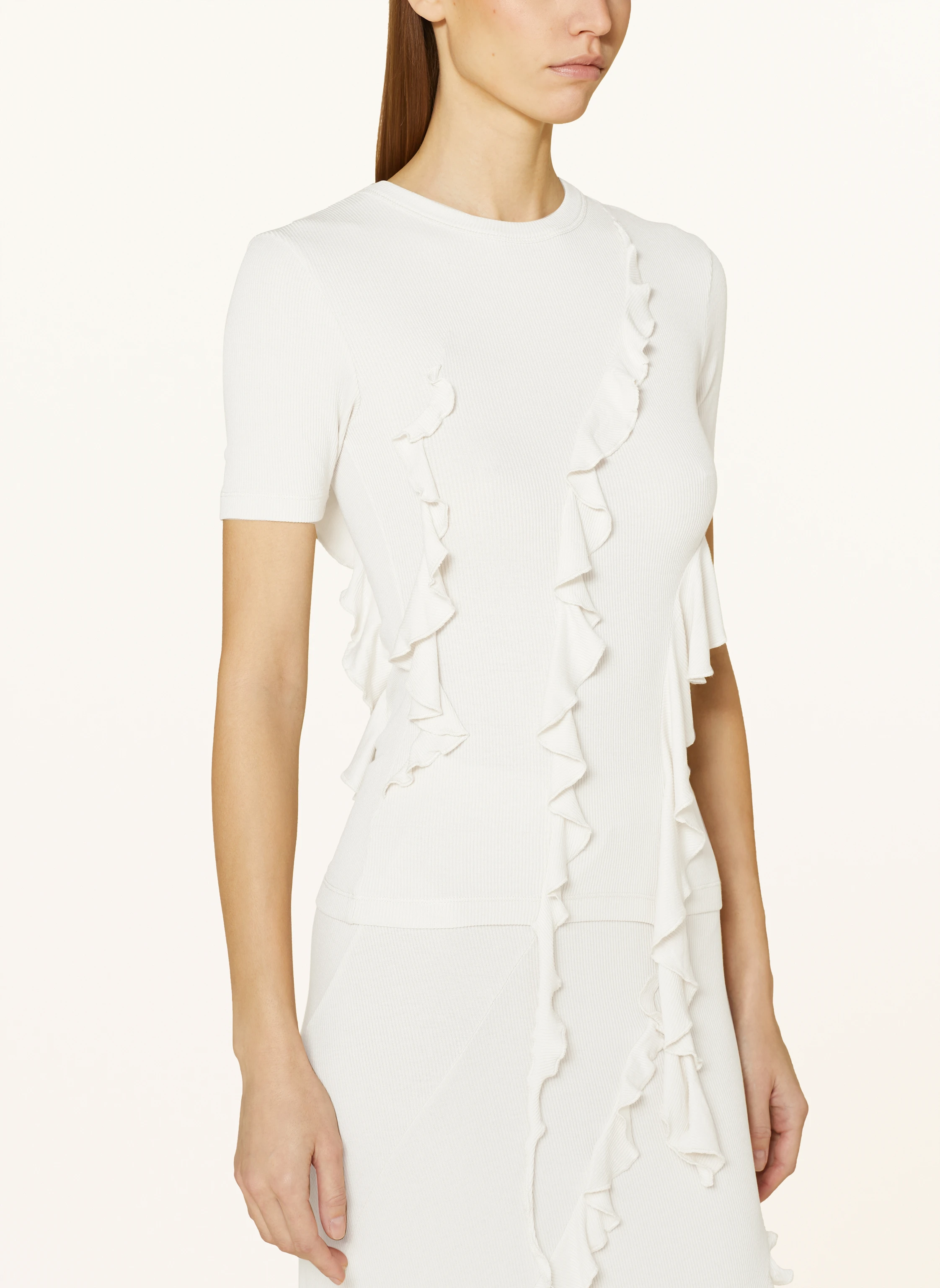 Acne Studios T-Shirt mit Volants