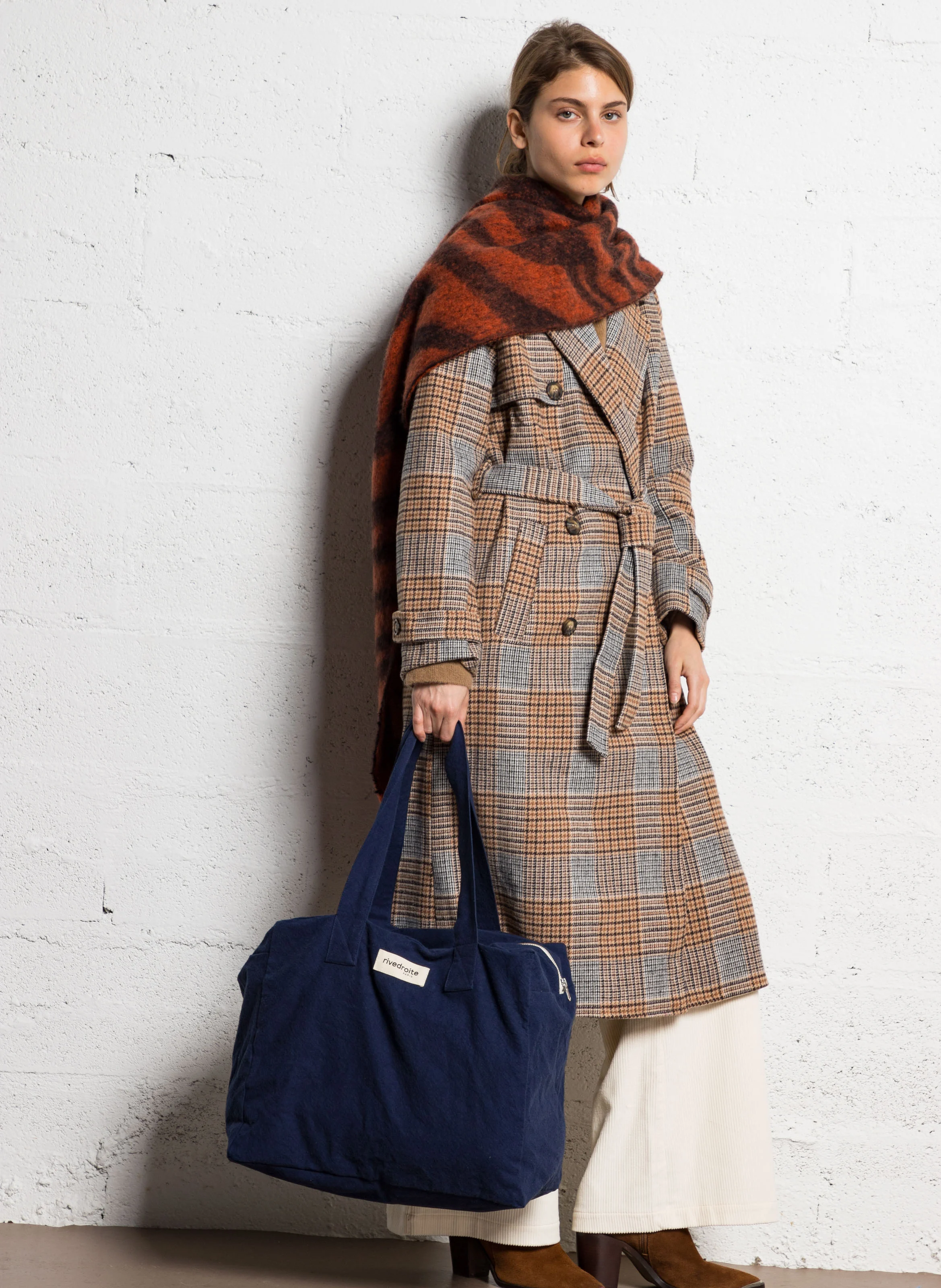 CELESTIN - Sac week-end en coton | Bleu