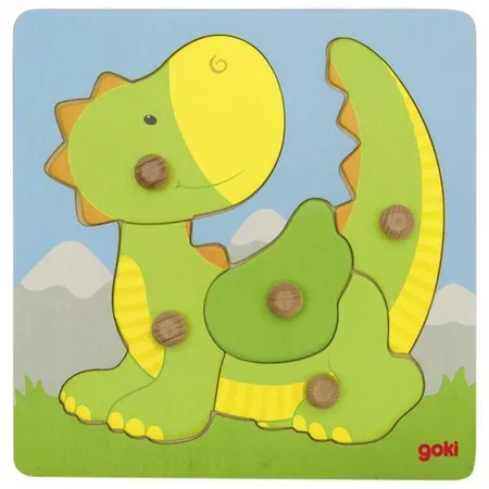 goki Steckpuzzle Drache, 5 Teile