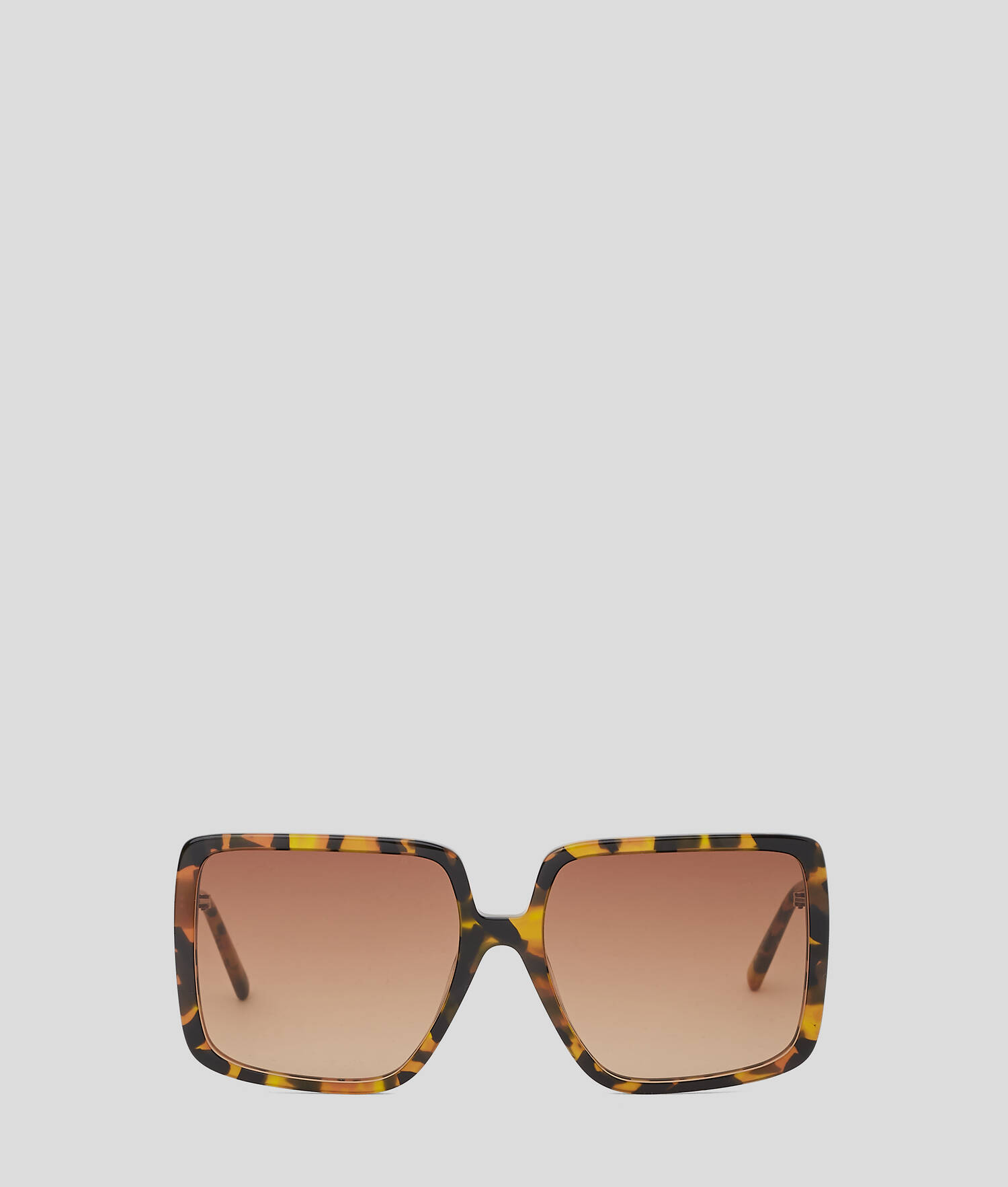 LUNETTES DE SOLEIL AVEC LOGO KARL - Marbre brun