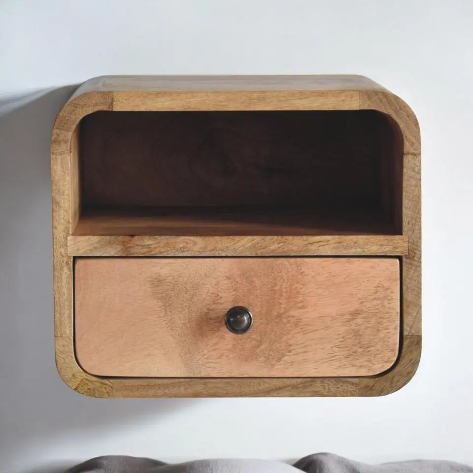 Massief Houten Wandtafeltje