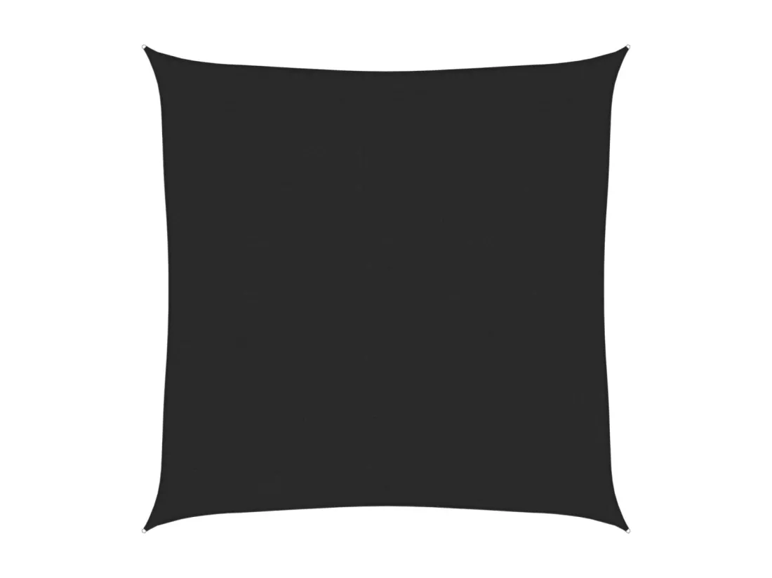 Voile d'ombrage 160 g/m² Noir 4x4 m PEHD