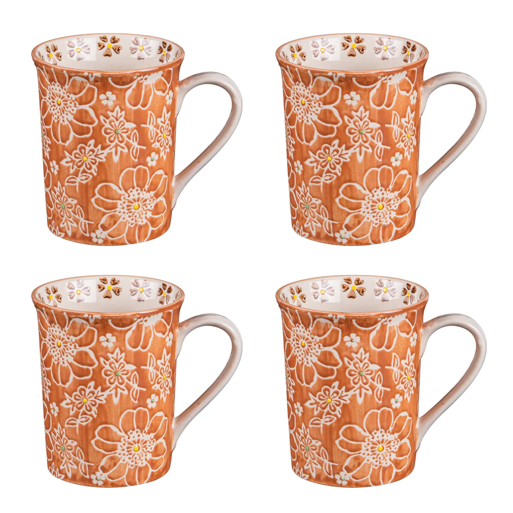 Coffret de 4 mugs Aliya 30 cl Table passion