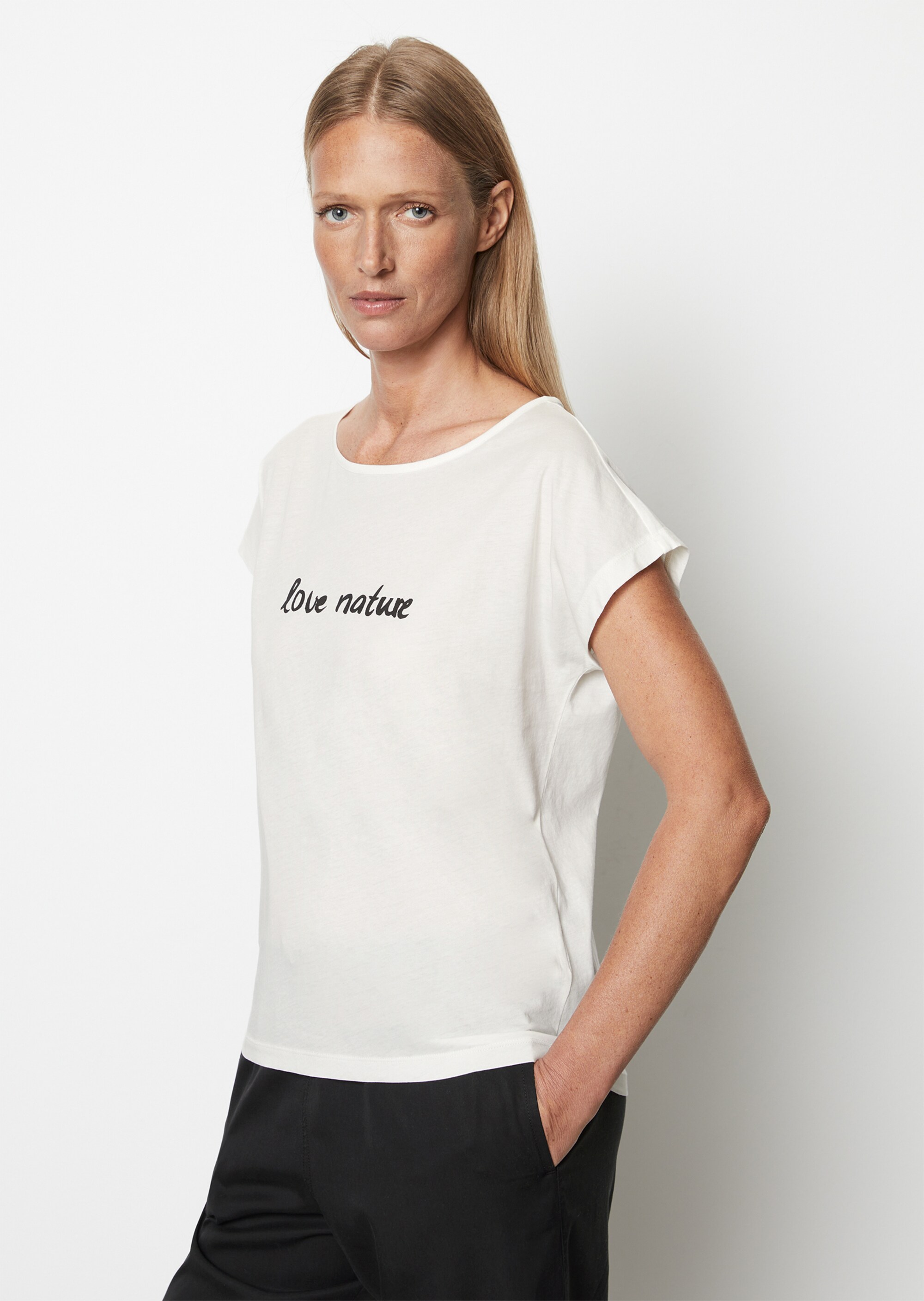 T-Shirt relaxedaus leichtem Single Jersey