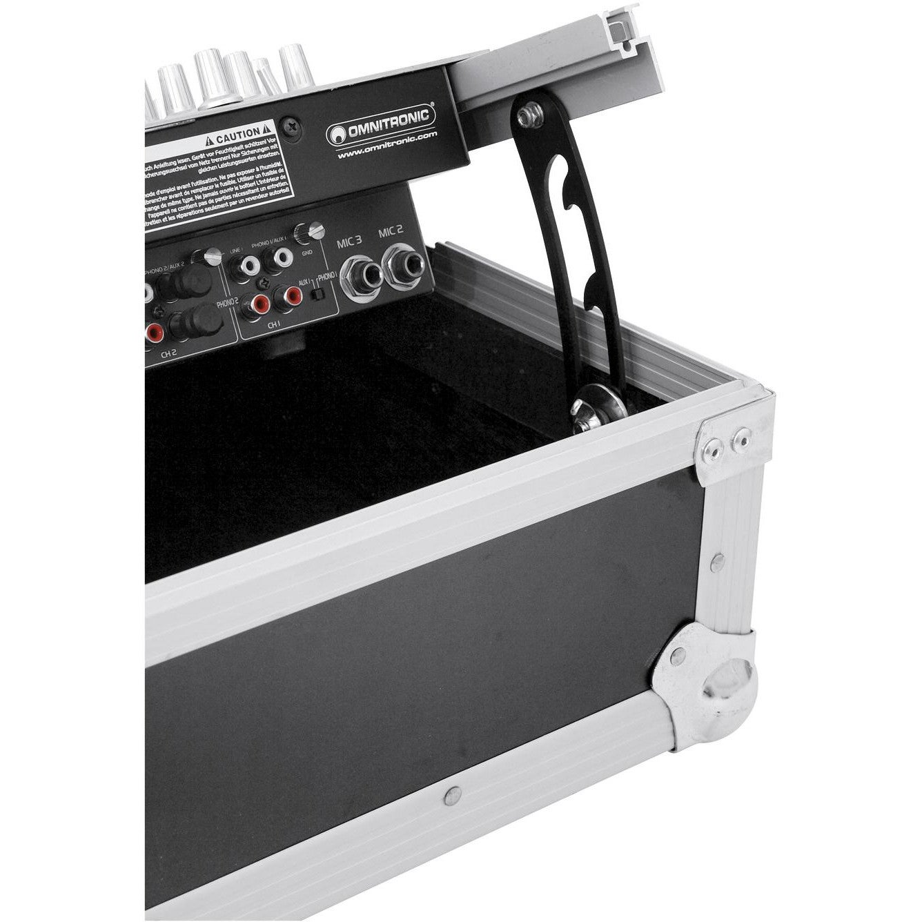 Omnitronic MCV-19 8U 19 inch topload flightcase