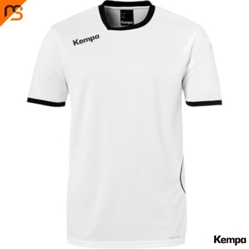 Curve Camiseta Branca/negra Kempa