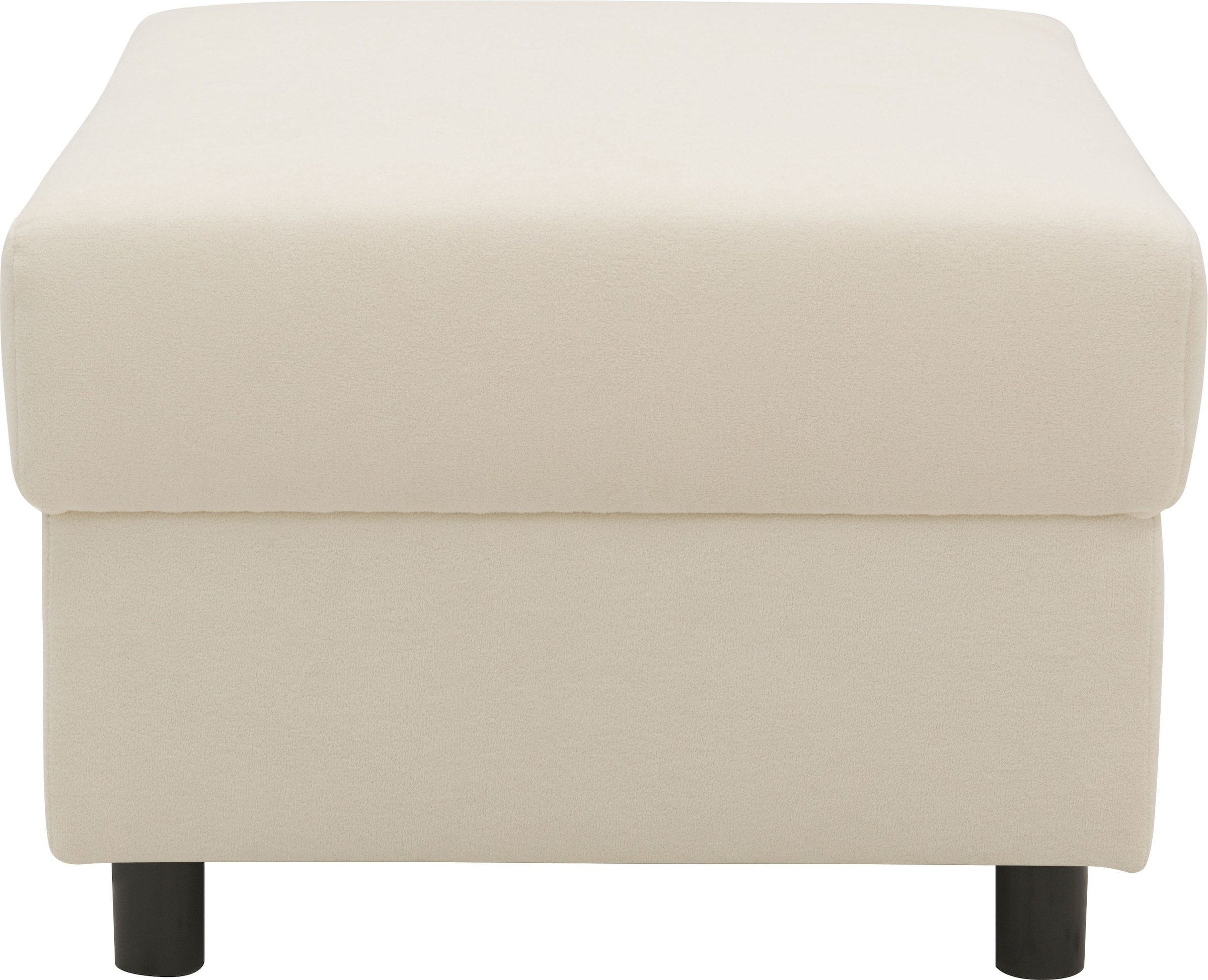 DOMO collection Polsterhocker »Turah 2 in Cord oder Luxus-Microfaser« moderner Polsterhocker, passend zum Ecksofa, B/T/H: 83/60/44 cm