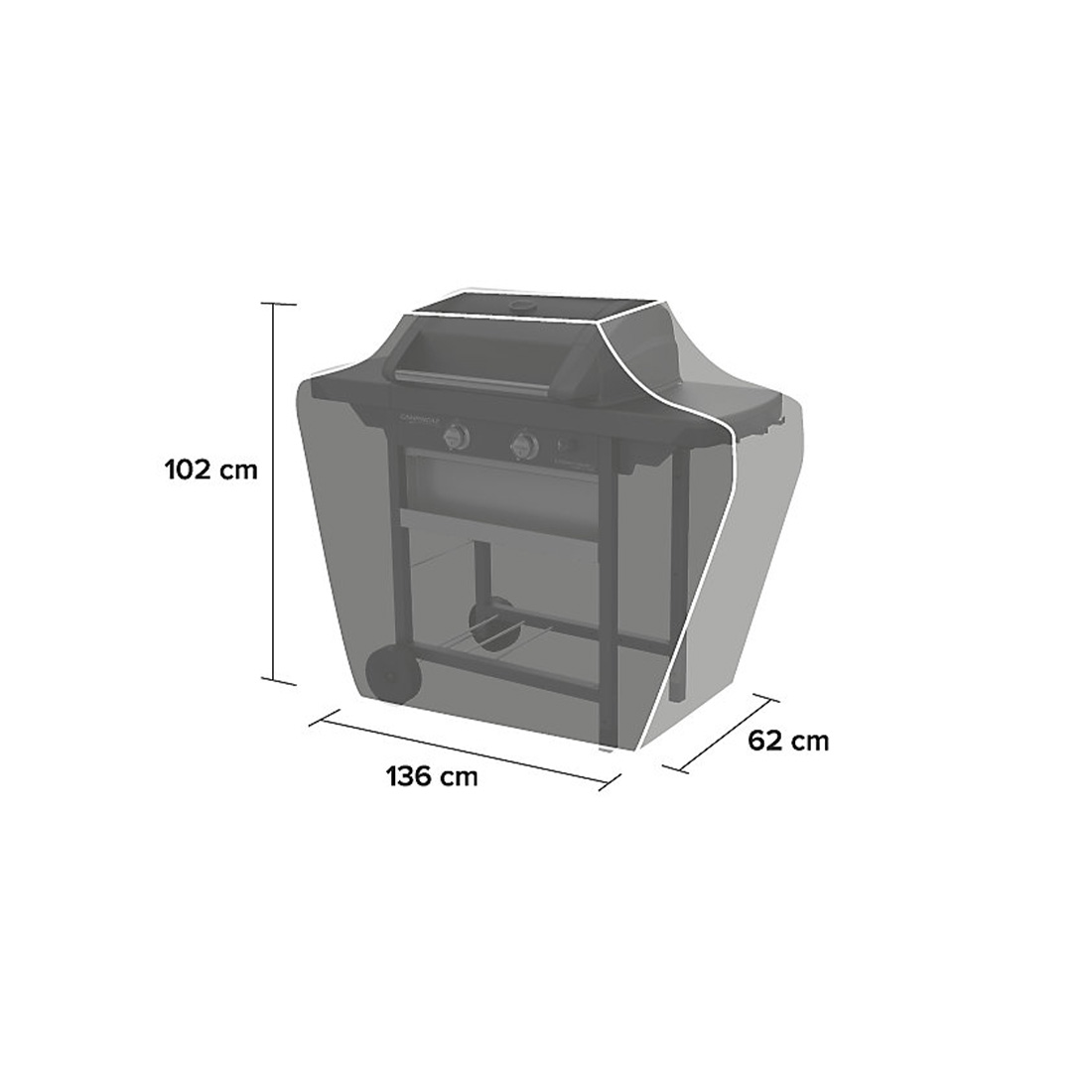 CAMPINGAZ Premium Cover Grillabdeckung für 2 Brenner