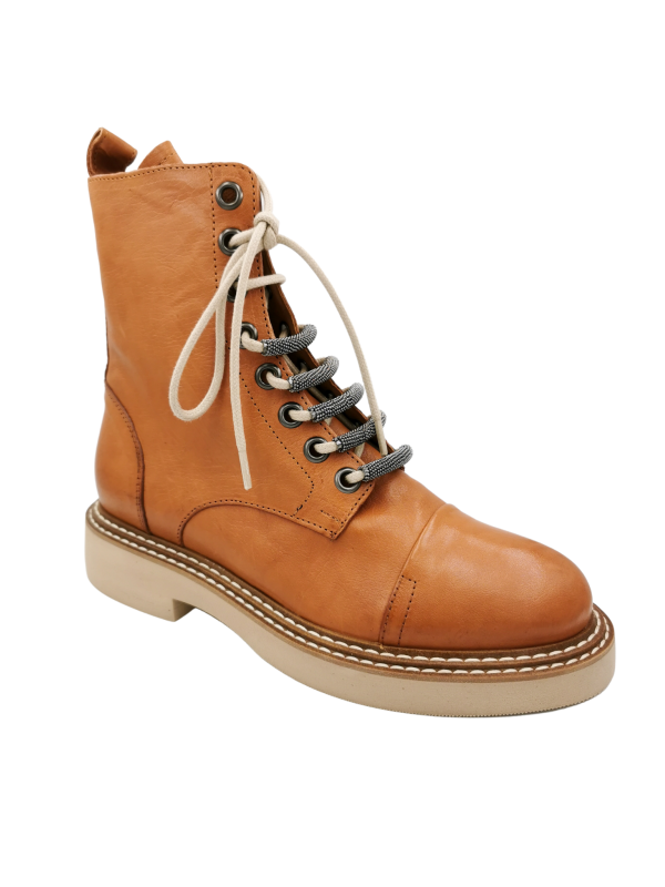 Bottines F112E5 Tronchetto Africa Cuoio - semerdjian