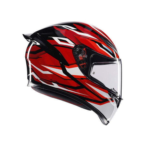 AGV - Casque K1 S Lion Rouge / Blanc / Noir